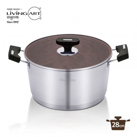 리빙아트 세라비타 스테인리스 스틸 찜기 28cm 곰솥 #3