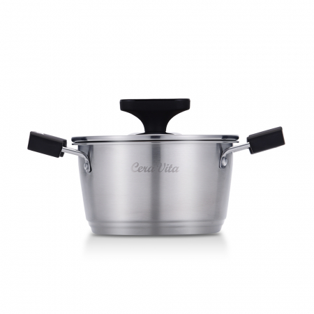 리빙아트 세라비타 스테인리스 스틸 냄비 18cm 양수 #4