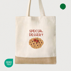 내츄럴 쥬트 투톤 에코백 (37*42cm,밑면없음)