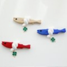 액막이 북어 차량용 석고방향제