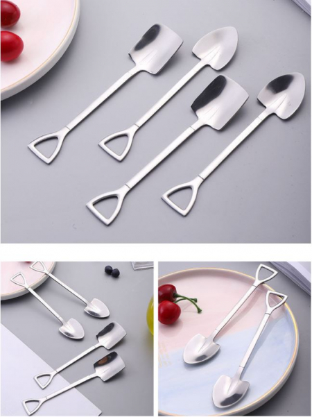 삼각 사각 삽모양 디저트 티스푼 #4