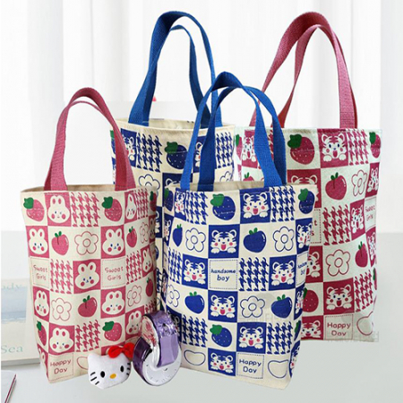 해피 휴대용 손가방 에코백 보조가방 #2