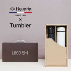 협립 3단 심플 수동 우산 + 모노 500ml 텀블러 세트