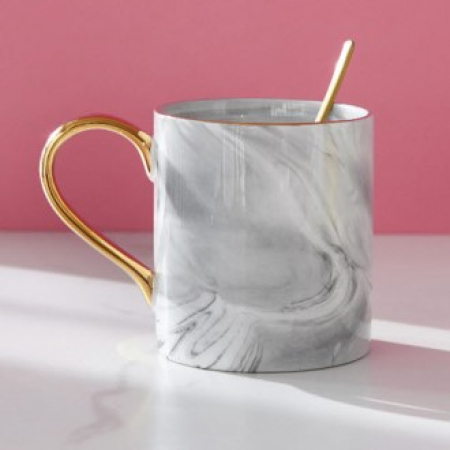 KB719 에코키친 클린 골드마블 쁘띠 심플 머그컵 350ml #2