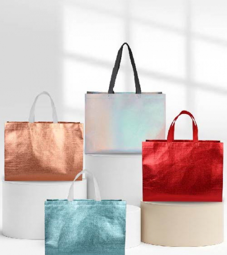 홀로그램 부직포 쇼핑백 400*300*110mm #3