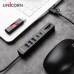 작은이미지: 유니콘 A+C타입 USB3.2 Gen1 7In1 USB 멀티허브 카드리더기 1.5m케이블 RHC-700C #5
