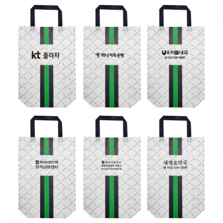 부직포가방 세로형 30 x 38 x 10 패턴코팅부직포가방 #3
