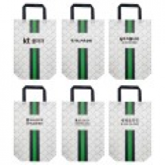 부직포가방 세로형 30 x 38 x 10 패턴코팅부직포가방