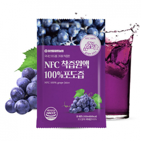 NFC 착즙 포도즙 100ml 50포 #3