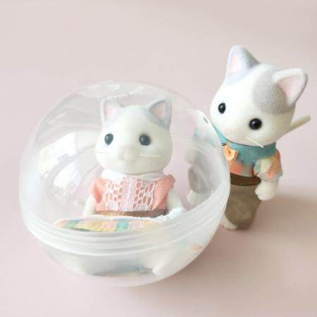 투명 뽑기 캡슐 80mm #4