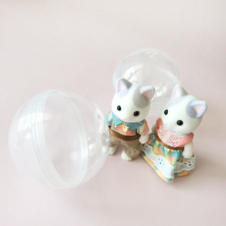 투명 뽑기 캡슐 80mm #3