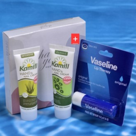 독일 카밀 핸드크림1개+바세린 립 세트 #2