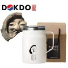 한국전통 신라의 미소 파우더 머그컵 독도보틀 480ml