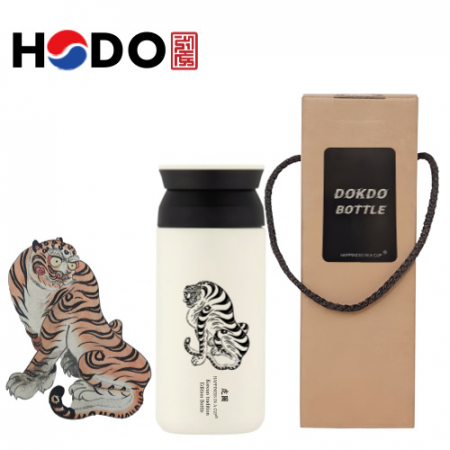 한국전통 민화 호랑이텀블러 독도보틀 트레블 350ml 호작도 호랑이 기념품 #3