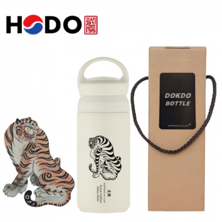 한국전통 민화 호랑이텀블러 독도보틀 데이오프350ml 호작도 호랑이 기념품 #3