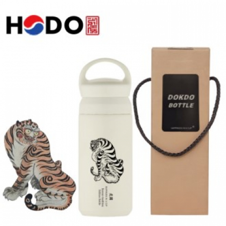 한국전통 민화 호랑이텀블러 독도보틀 데이오프350ml 호작도 호랑이 기념품 #2