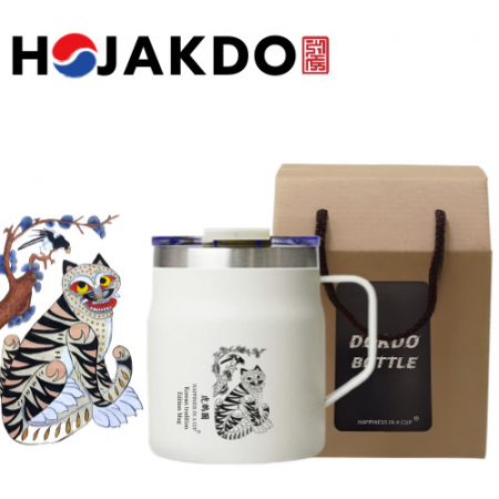 한국전통 호작도 파우더 머그 독도보틀 380ml #4