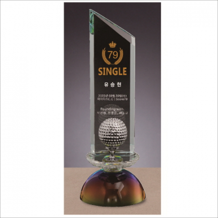 골프 크리스탈 트로피2 #3