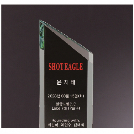 골프 크리스탈 트로피1 #4