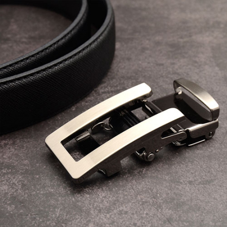 남자 가죽벨트 자동벨트 버클 오픈스퀘어 #6