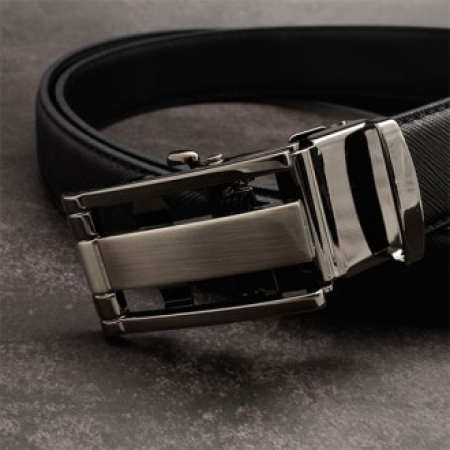 남자 가죽벨트 자동벨트 버클 심플엣지 #2