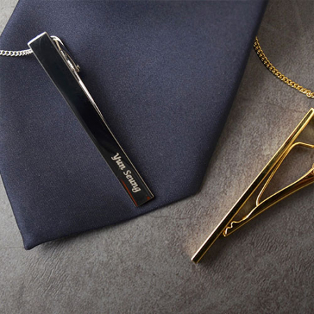 디포나인 이니셜 각인 넥타이핀 3color #5