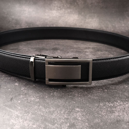 남자 가죽벨트 자동벨트 버클 모던심플 #4