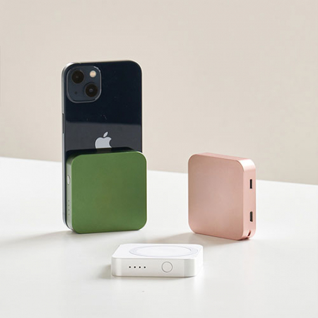 모노트 3in1 충전 메탈 맥세이프 보조배터리 5000mAh 애플워치 각인 MPB301 #8