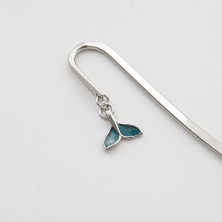 행운의 돌고래꼬리 책갈피 북마크(이니셜각인) #5