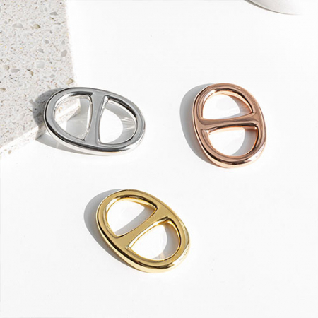 돼지코 스카프링 고리(이니셜각인) #4