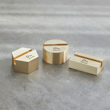 황동 골드 메탈 명함꽂이 거치대 3style(이니셜 로고각인) #2