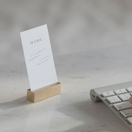 황동 골드 명함꽂이 카드스탠드 직사각 #6