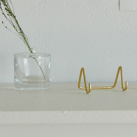 [선물패키지/각인무료] 황동 명함꽂이 디스플레이 카드스탠드 거치대 #6