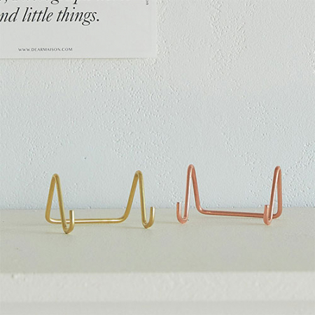 [선물패키지/각인무료] 황동 명함꽂이 디스플레이 카드스탠드 거치대 #3