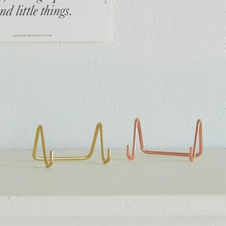 [선물패키지/각인무료] 황동 명함꽂이 디스플레이 카드스탠드 거치대 #2