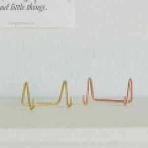 [선물패키지/각인무료] 황동 명함꽂이 디스플레이 카드스탠드 거치대