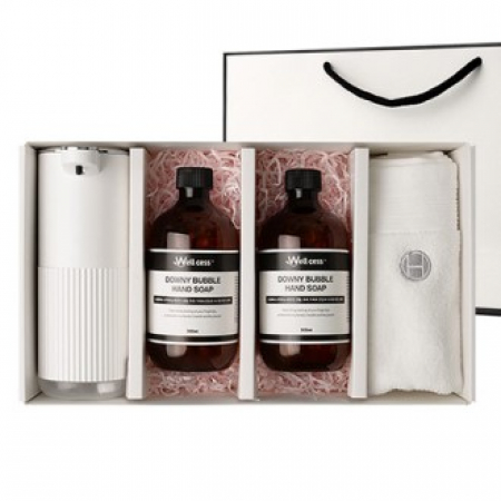 WG-103BT 버블 핸드워시 리필 500ml 2개 + 자동 디스펜서 1개 + 핸드타올 1개 #2