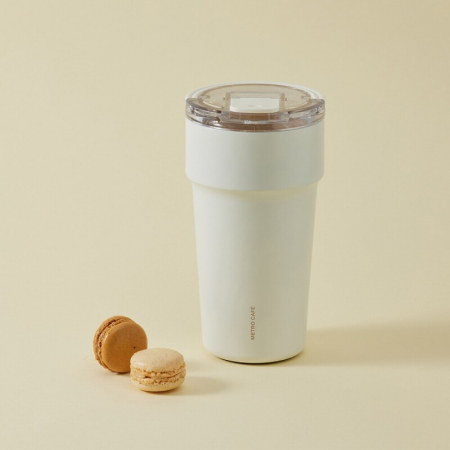 락앤락 에버 쇠맛걱정없는 메트로 카페 탑핸들 세라믹 텀블러 710ml (빨대포함) #6