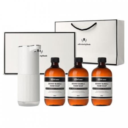 WG-103B 버블 손세정제 자동 디스펜서 1개 + 버블 핸드워시 리필 3개 (500ml) #2