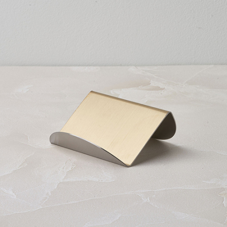 라운드 메탈 골드 명함꽂이 거치대 홀더(이니셜각인) #3