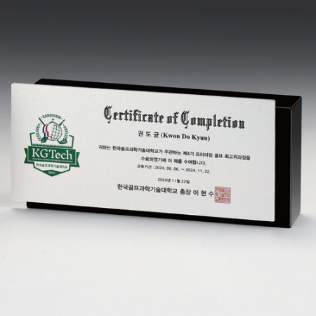 크리스탈 아노다이징 상패 SD14)105-2S #5