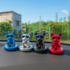 파인큐브 차량용 방향제 디퓨저 불독 DOGE