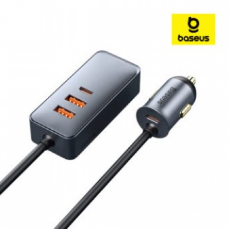 베이스어스 차량용 충전기 초고속 멀티 자동차 시거잭 4포트 2U+2C 120W PPS #2
