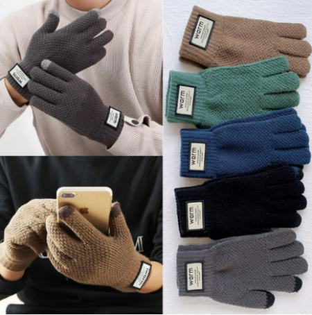 기모안감 니트 털장갑 장갑 겨울 스마트폰터치 #3