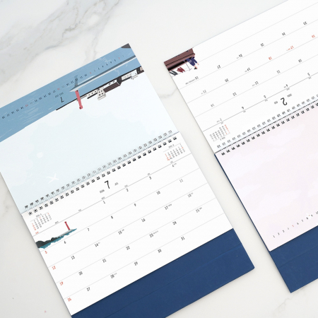 2026년 탁상달력 계절의 정원 260x190 / 기본 단면박 인쇄 #4