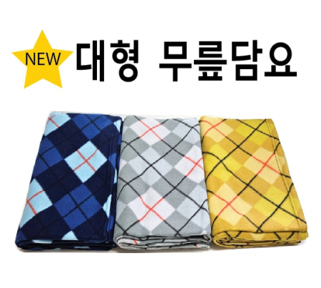 신형대형 폴라폴리스담요 /150*100/무릎담요/자수인쇄 #4