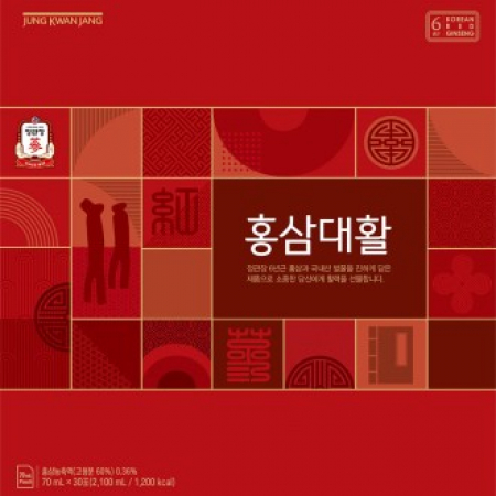 명절 선물세트 정관장 홍삼대활 70ml x 30포 / 쇼핑백 별도발송 / 박스단위 무료배송 #2