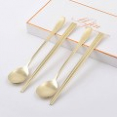 H.jin현진 멋쟁이 당초 티타늄수저 2인세트