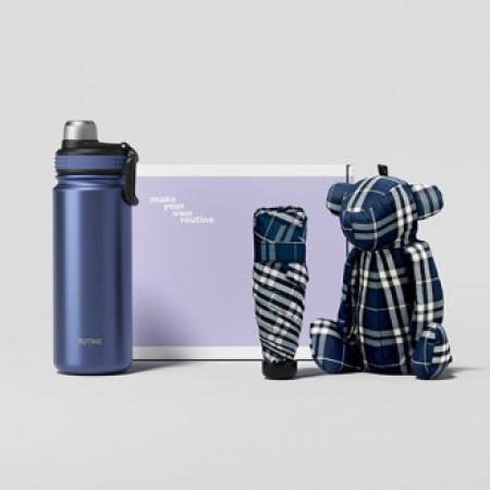 루티네 선물세트 아이언 스포츠 텀블러+곰돌이키링우산 #2