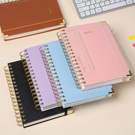 1410 A5 300P 하드 커버 칼리지 그리드 노트북 #3